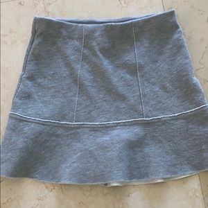 HM sweatshirt material skirt xs
